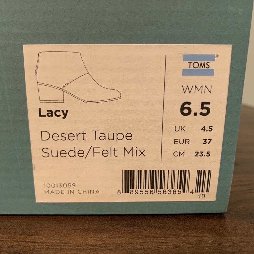 Toms booties - Picture 2 of 2